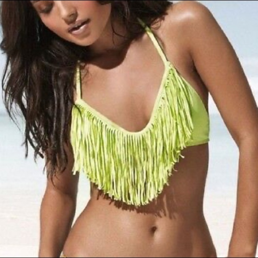 L*Space Audrey Fringe Bikini Top